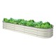 11'' Tall 6.5'x2' Metal Raised Garden Beds (6 in 1)