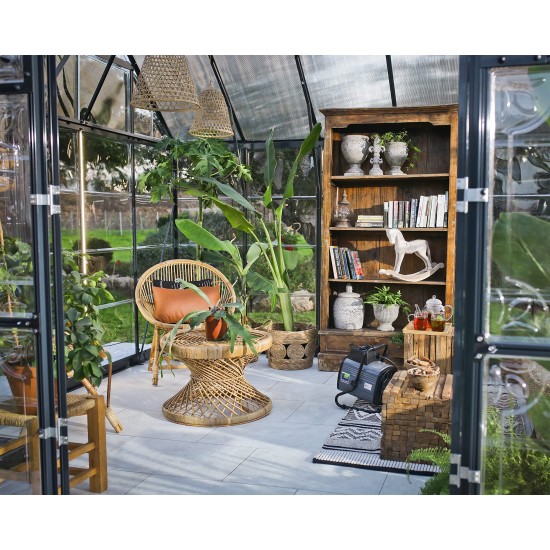 【Home&Garden】Four Season Chalet, 12 x 8 x 9, Charcoal Gray