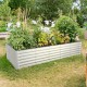 17"Tall 8x2 Rectangle Metal Raised Garden Beds (9 in 1)