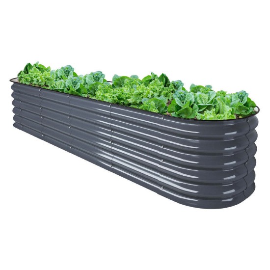 12-in-1 Modular Metal Raised Garden Bed"