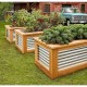 Vegeta Corrugated Metal Raised Garden Bed