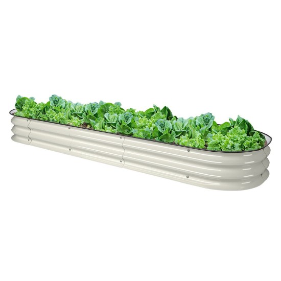 8'' Tall 6.5'x2' Metal Raised Garden Beds (6 in 1)